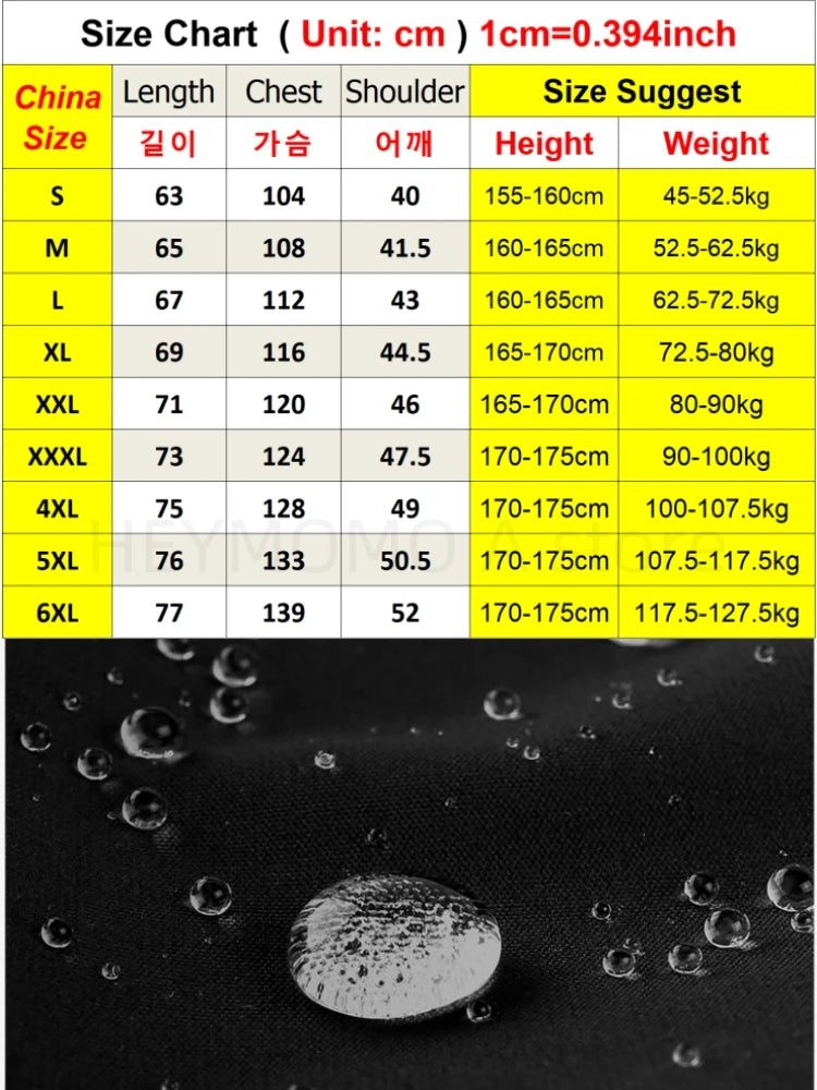 80% White Duck Down Men's Winter Vest Sleeveless Puffer Jacket Graphene Liner Stand Collar Warm Down Gilet Coats Big Size 6XL