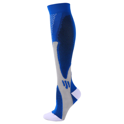 Compression Stockings Blood Circulation Promotion Slimming Compression Socks Anti-Fatigue Comfortable Solid Color Socks