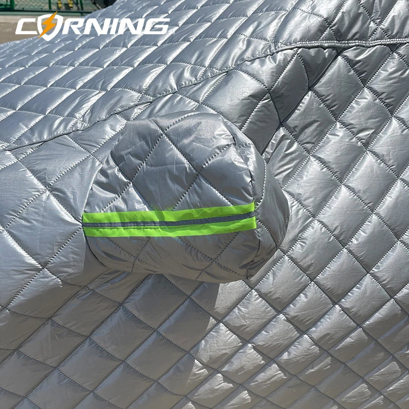 Car Covers Winter Warm Car Cover For Sun And Rain Protection Snow Hail Prevention Full Wrap Car Coats Cotton Fleece Thickened