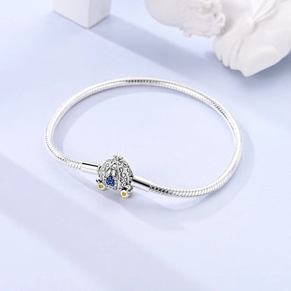Original 925 Sterling Silver Bracelets 17-20CM Love Heart Flowers Butterfly Charms Beads Bracelet For Women Fashion Jewelry Gift