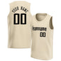 Fashion Cream Basketball Tank Tops Summer Trend Custom Name Team Name Men Women Sports Vest Casual Oversized Team Uniforms Tees