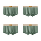 4 pcs Men Underwear Cotton BoxerShorts Hombre Panties Man Breathable Underpants Sexy Sports Comfort Male Boxers Large Size L-7XL