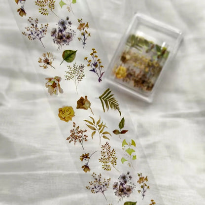 1Pc 100cm Flower Nail Foils for Transfer Paper Floral Stickers Rose Nails Wraps Tulip Nail Art Decorations
