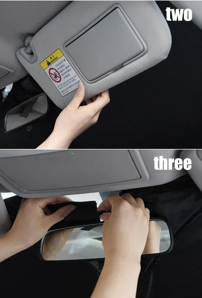 Car Windshield Sun Shade Cover Foldable Visor Protector Interior Anti UV Sun Windscreen Folding Parasol Car Accessories