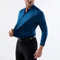 High Elastic Seamless Shirts Men Long Sleeve Muscle Sports Shirt European Size No Ironing Business Professional Workwear Causal