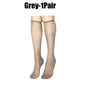 Summer Ultra-Thin Korean Style Invisible Thigh-High Socks Nude Seamless Mid-Calf Short Socks for Women Anti-Snag Sheer Stockings