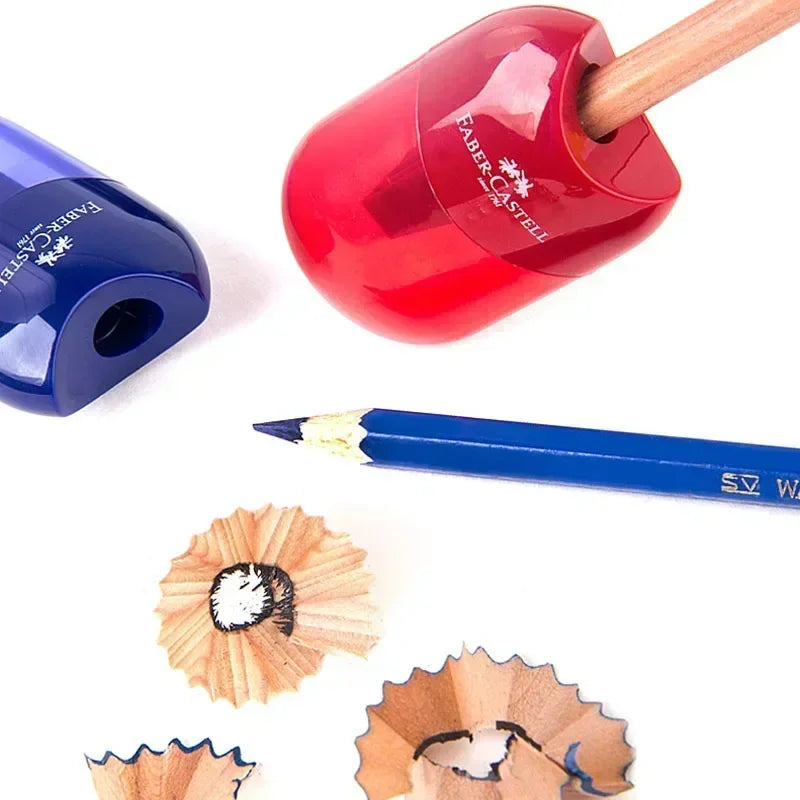Double Hole and One Hole Pencil Sharpener Creative Transparent Pen Knife Kid Student Cutting Stationery School Supplies