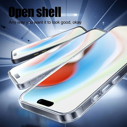 Tempered Glass Screen Protector For iPhone 16 15 14 13 12 11 17 18 Pro Max 16e Protective Film iPhone16 Pro Max XR X XS 7 8 Plus