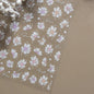 White Flower Petal Cherry Blossom Peach Blossom Falling Petal Floral Gradient 5D Self Adhesive Nail Art Sticker Manicure Decals