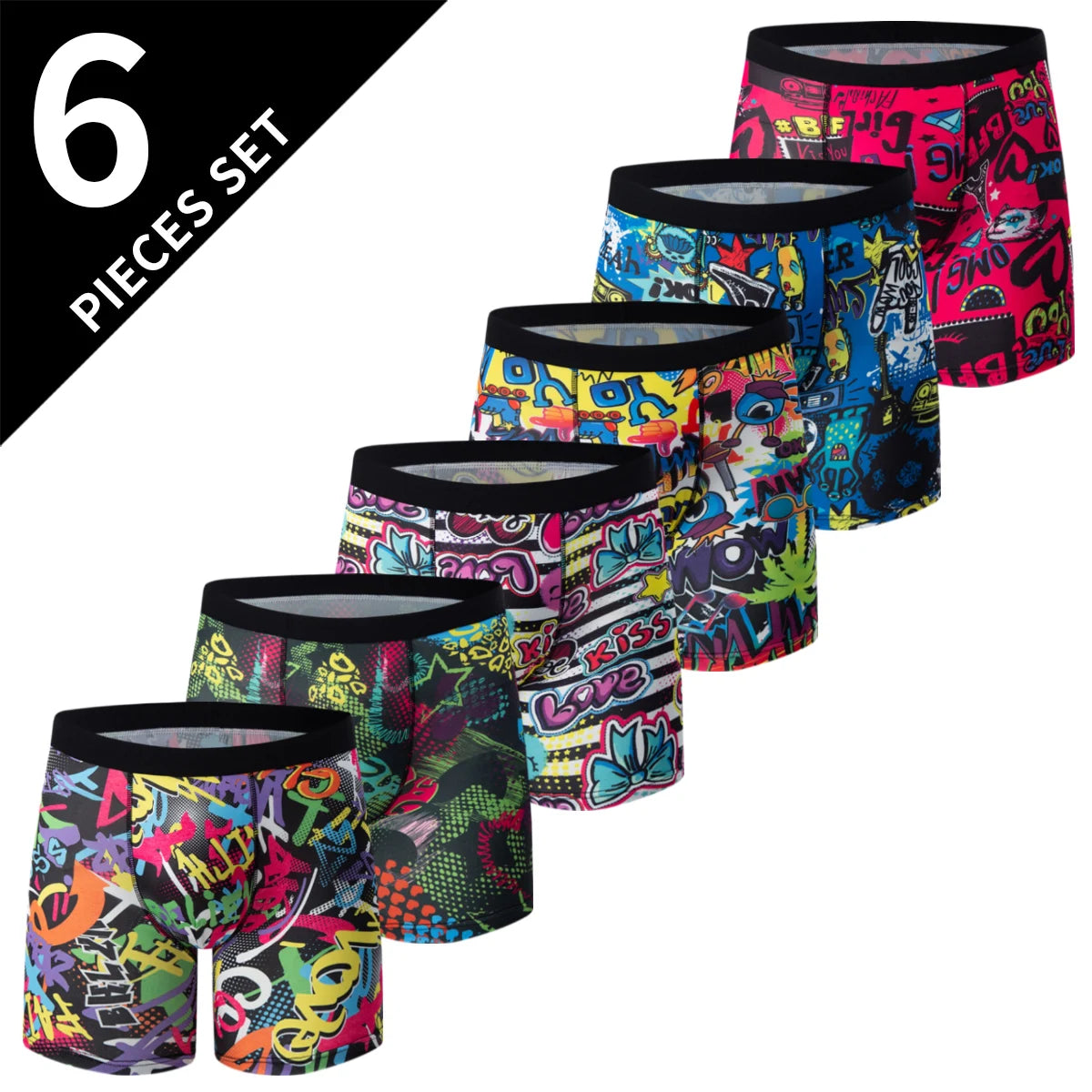 4/5/10 Fashion Four Seasons Men's Long Casual Daily Youth Sports Shorts Comfortable Breathable Sweat Absorbing Elastic Shorts