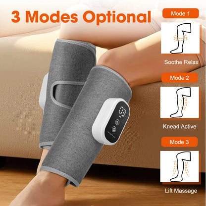 Eletric 360° Air Pressure Calf Massager Wireless Leg Massage 3 Mode Airbag Compresstion Relax Foot Calf Muscle Relieve Fatigue