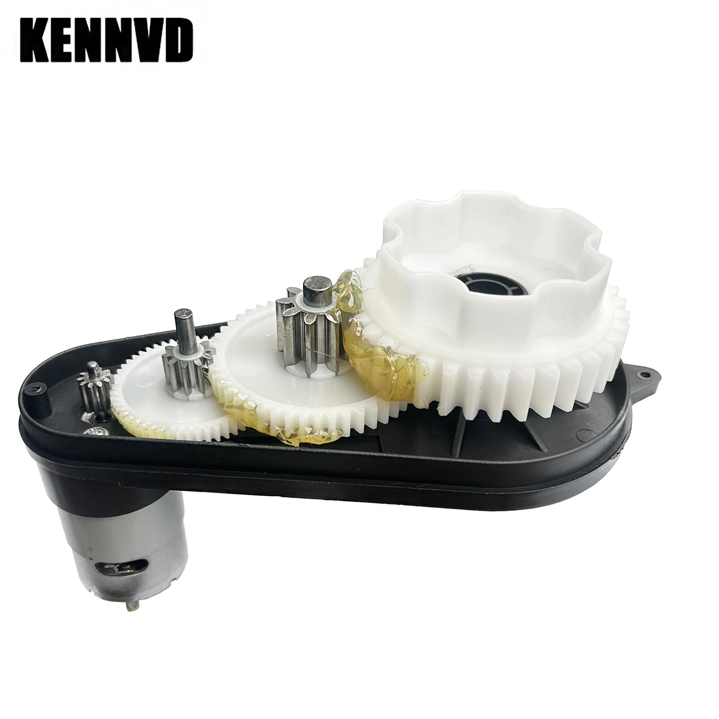 12V 24V RS550 1.2cm/0.47in Motor Gearbox for Children's Electric Ride on Toy Car,Kids Electric Car Reducer