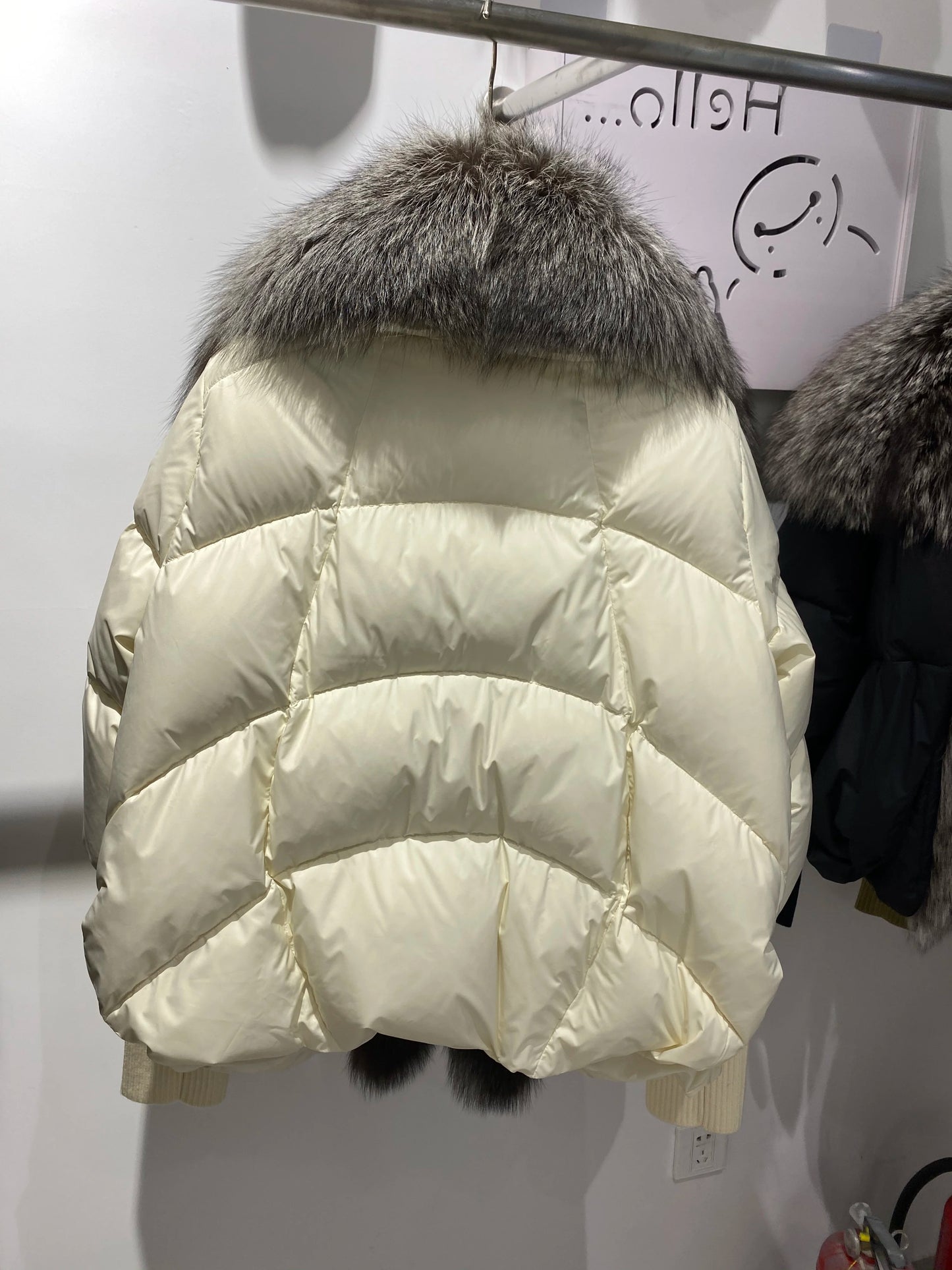 2024 Winter Women Warm Coat Oversized Real Fox Fur Collar Thick Luxury Outerwear New Fashion 90% Goose Down Jacket