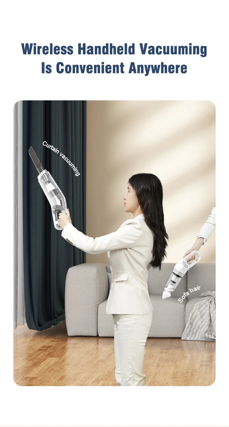 USB Charging Vacuum Cleaner Mini Portable Wireless Hand Held Cleaner Powerful Cleaning Machine Car Home Appliance For Dust Pet Hair