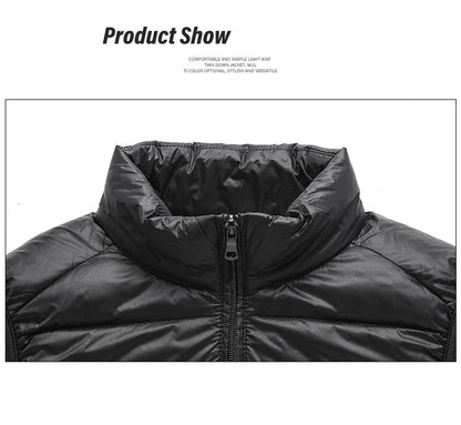 Men's Sleeveless Puffer Jacket 2023 New Autumn Spring Lightweight Water-Resistant Packable Men Down Vest Coat