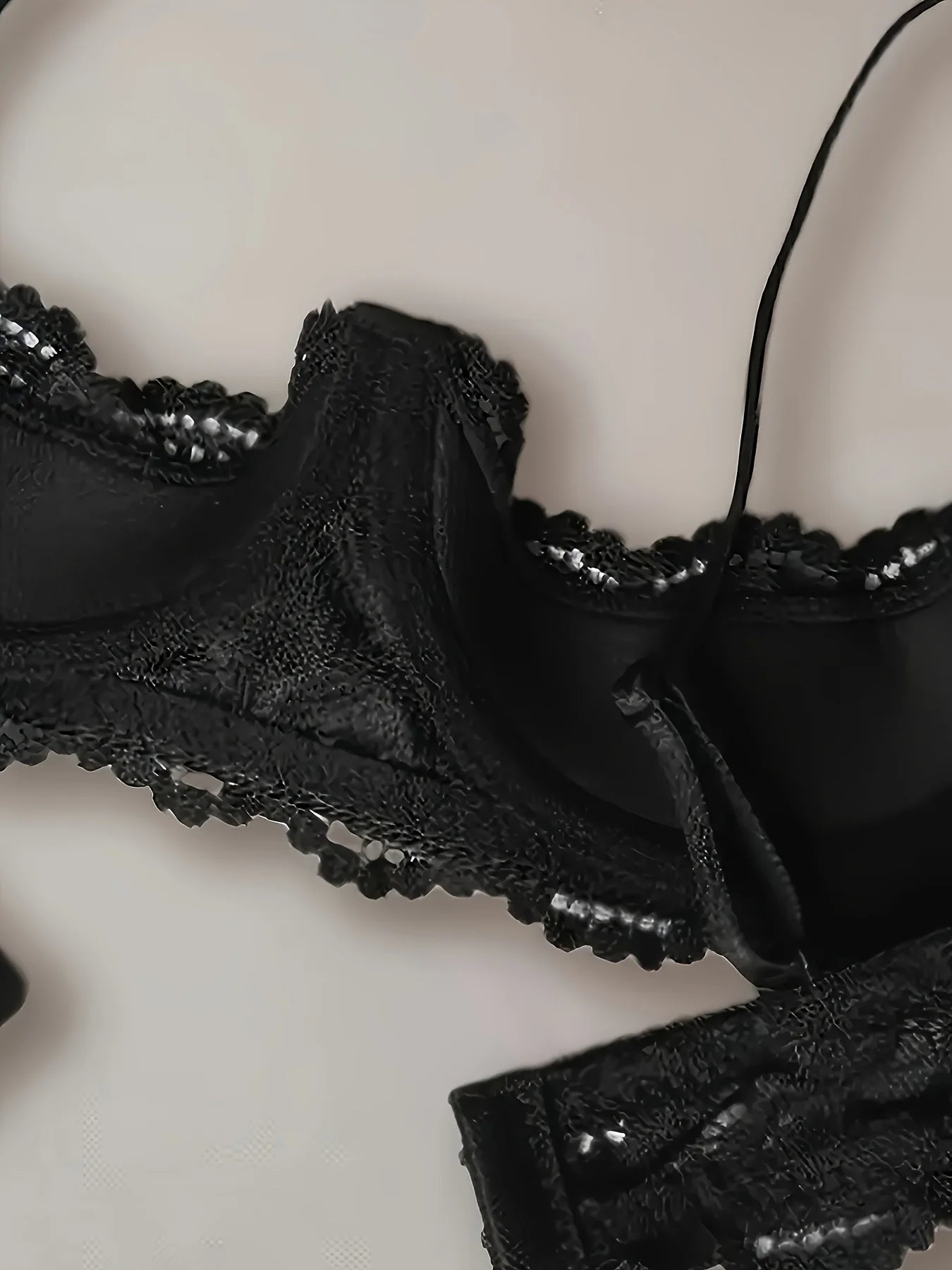Women's Lace Open-Cup Underwire Bra, Soft, Skin-Friendly, Breathable, Plus-Size Sexy Lingerie