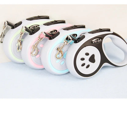 3M/5M Automatic Retractable Dog Leash ABS and Nylon Material Anti-Slip Handle for Puppy Small Medium Dogs Cat Outdoor Walking