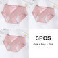 3PCS/set Women's menstrual briefs large flow postpartum water absorption leakproof briefs women's pure cotton menstrual briefs