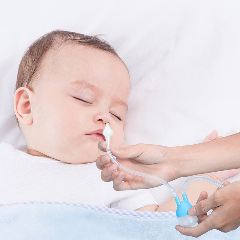 Mouth Suction Nasal Aspirator for Baby Infant Cleaning Nose Inhaler Nasal Mucus Clean Pipe Anti-reflux Nasal Aspirator