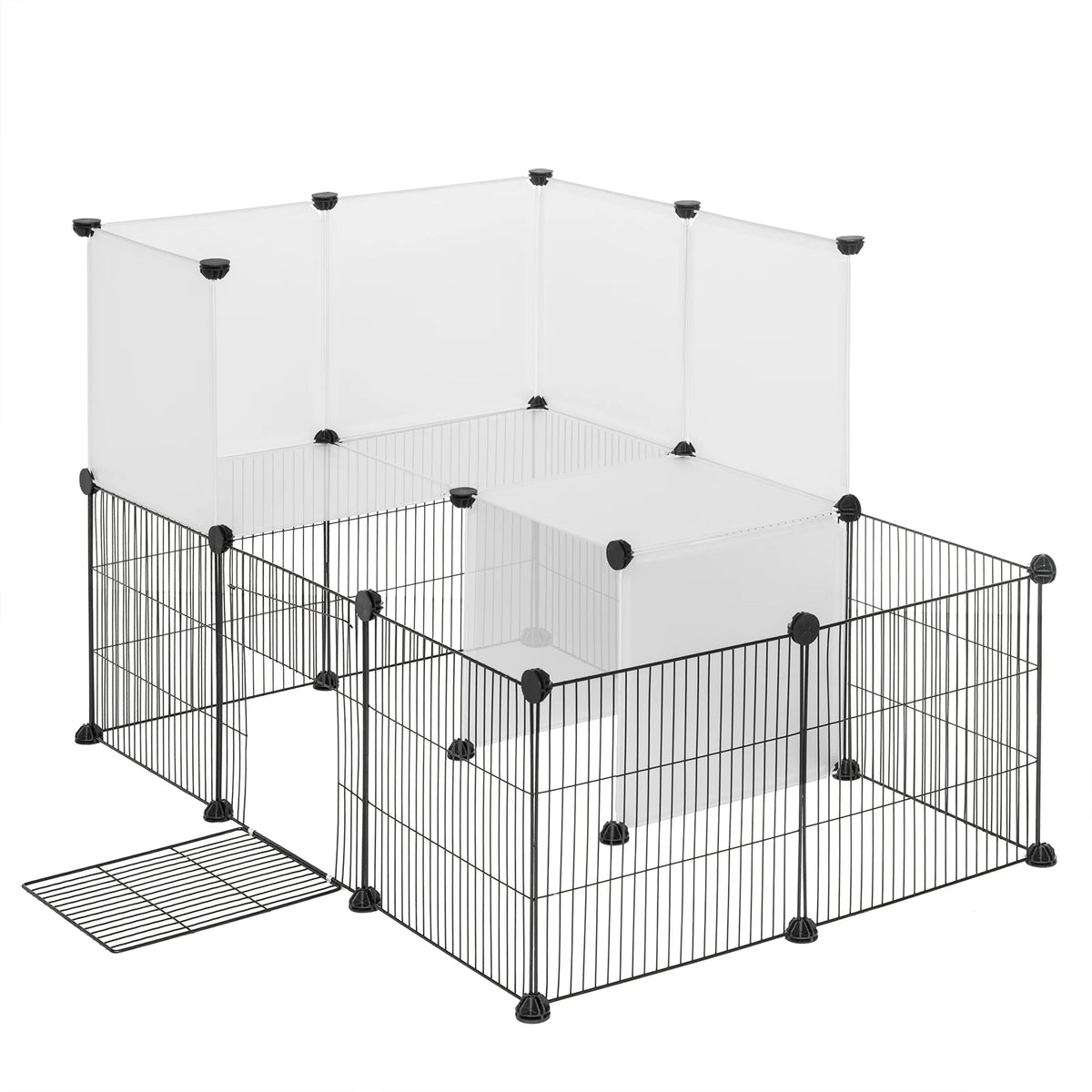 EUGAD Pet Playpen for Rabbits Small Animals Cats Kennel Puppies House Kitten Space Dogs Guinea Cages Outdoor Exercise Training