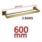Gold Brushed Bathroom Accessories Hardware Towel Bar Rail Toilet Paper Holder Towel Rack Hook Soap Dish Toilet Brush