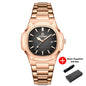 2026 New Luxury Military Man Watch Square Waterproof Luminous Date Week Men Watch Stainless Steel Quartz Men's Watches Reloj+box