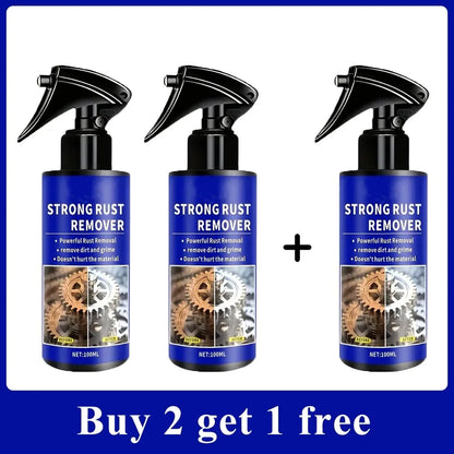 Quick-Acting Car Rust Remover Spray - Care for Auto Exhaust Pipes & Wheel Hubs, Metal Iron Powder Cleaner
