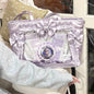 New Y2K Cute Japanese Ita Bag Lolita Girl Transparent Shoulder Tote Bag Large Capacity Crossbody Casual Bag DIY Display Handbags