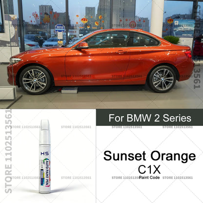 Car Paint Repair Pen Touch Up Scratch Remover DIY Auto Accessories Alpine White 300 Black Blue Gray For 2013-2025 BMW 2 Series