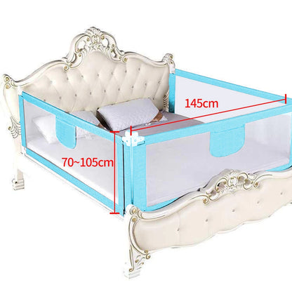 150 / 180/200/cm bed Protection toddler room accessory for boys and girls gray Pink blue bed