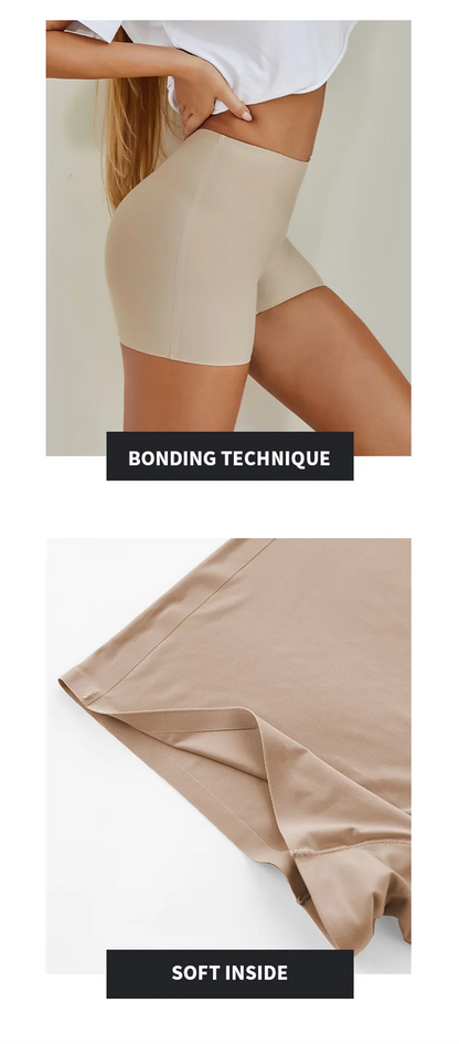 Flarixa Seamless Women Boxer Briefs Boyshorts For Women Anti Chafing Shorts Women High Waisted Boy Shorts Panties Underwear