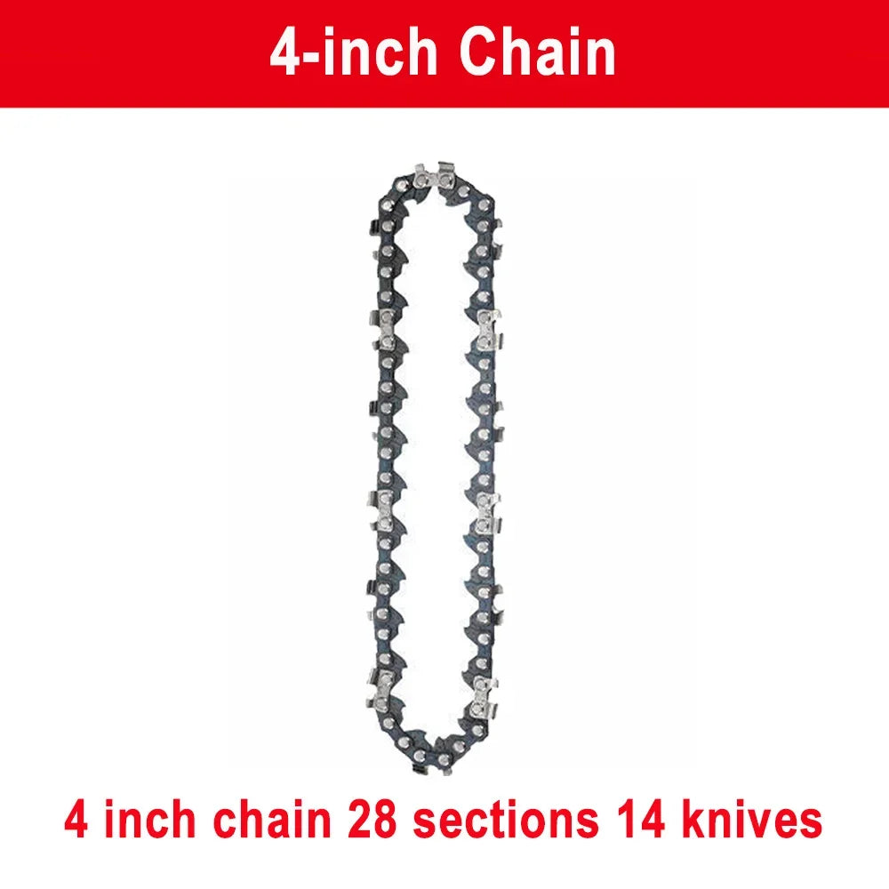 1/4 chainsaw chain guide 4/6/8/10 inch portable electric saw mini chainsaw logging saw blade Pruning chain saw chain accessories