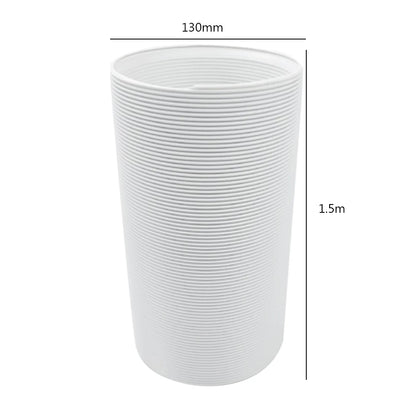 1.5/2M Portable Flexible Conditioner Exhaust Hose Tube/13/15cm Exhaust Pipe Hose Connector Interface for Mobile Air Conditioning