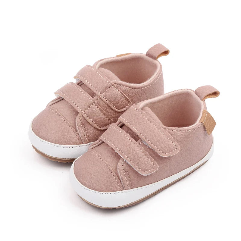 Baby Casual Sneaker Spring and Autumn Soft PU and TPR Sole Anti-slip High Quality Hot Selling 2023 New Fashion for Toddler 0-12M