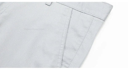 Bamboo Fiber Straight Business Pants Men Summer Clothes Fashion Classic Designer Breathable Casual Long Formal Trouser Male