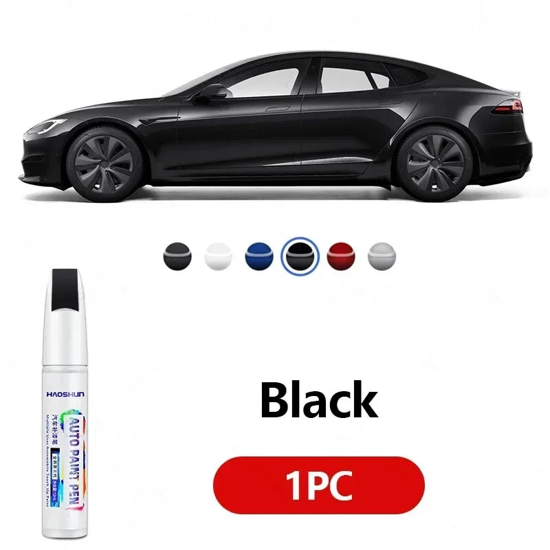 For 2012-2025 Tesla Model 3 Y X S Car Paint repair pen Car touch up pen Black white Tesla wheel paint repair agent Paint repair