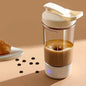 Portable Auto Stirring Cup, Transparent Measuring Electric Blender USB Charging for Milk Powder Smoothies