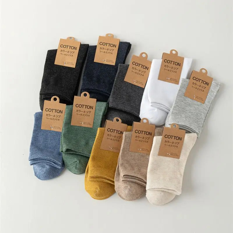 5/10 pairs Cotton Men Socks Pack Breathable Sock Set High Quality Short Socks Black Ankle Short Gift For Man Size 39-44 Sox sock