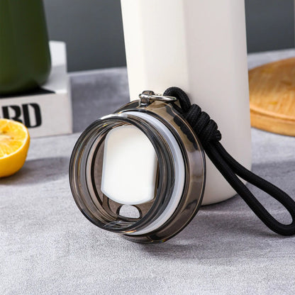 Vacuum Insulated Coffee Travle Mug Stainless Steel Thermo Bottle Cup Thermal Tumbler With Carrying Ring Flask for Hot Cold Drink