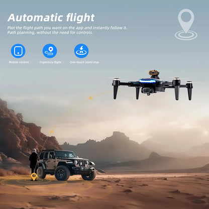 Podofo 4K Drone Dual Camera  Mini Helicopter Quadcopter Toy Obstacle Avoidance Foldable RC Drone Headless Mode Mini Drones Toy With Remote Control