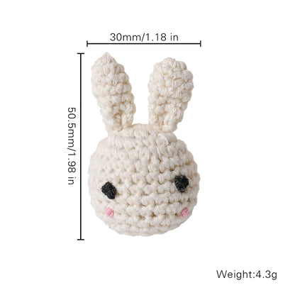 1pc Baby Teether Music Rattles for Kids Animal Crochet Rattle Elephant Giraffe Ring Wooden Babies Gym Montessori Children's Toys