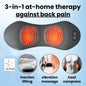 NEW 3-in-1 Back Massager Heat Vibration for Back Pain Relief Herniated Disc Stretch Support Traction Lower Back Massage Pillow