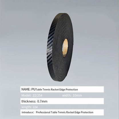 Professional Table Tennis Racket Edge Protection Ping Pong Racket Side Tape PU Protect Anti-collision Tape  Large-Packa22m*10mm