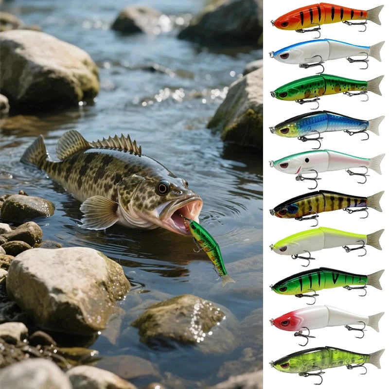 11.5cm/18.5g Balam Glide Bait Catfish Joint Giant Hard Bait Swimbait for Pike Bass Saltwater Glide Bait Leurre De Pêche