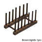 Kitchen Storage Organization Multi Functional Storage Rack Tableware Drainboard Woodiness Dish Drying Rack Kitchens Accessories