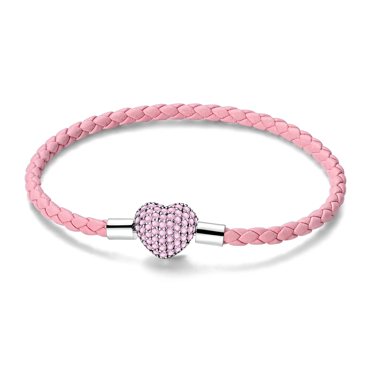 Original 925 Sterling Silver Bracelets 17-20CM Love Heart Flowers Butterfly Charms Beads Bracelet For Women Fashion Jewelry Gift