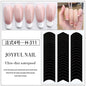 French Nail Art Sticker Crescent Smile Line French Pattern V-shaped Nail Decoration Decals