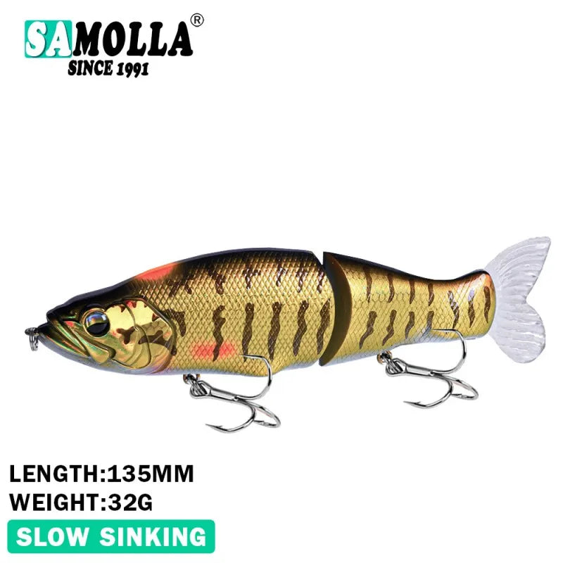 11.5cm/18.5g Balam Glide Bait Catfish Joint Giant Hard Bait Swimbait for Pike Bass Saltwater Glide Bait Leurre De Pêche