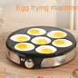 220V Professional Crepe Maker with 7 Holes Egg Burgers Crepes and Omelettes Baking Pan Perfect for Breakfast