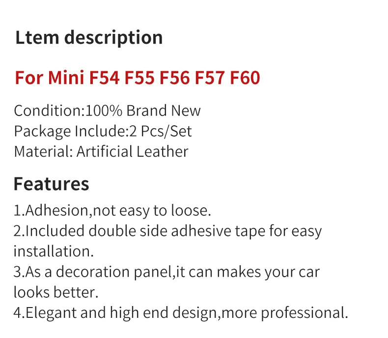 Central Control Volume Multimedia Button Knob Sticker for MINI Cooper F55 F56 F57 F60 Countryman Leather Car Interior Styling